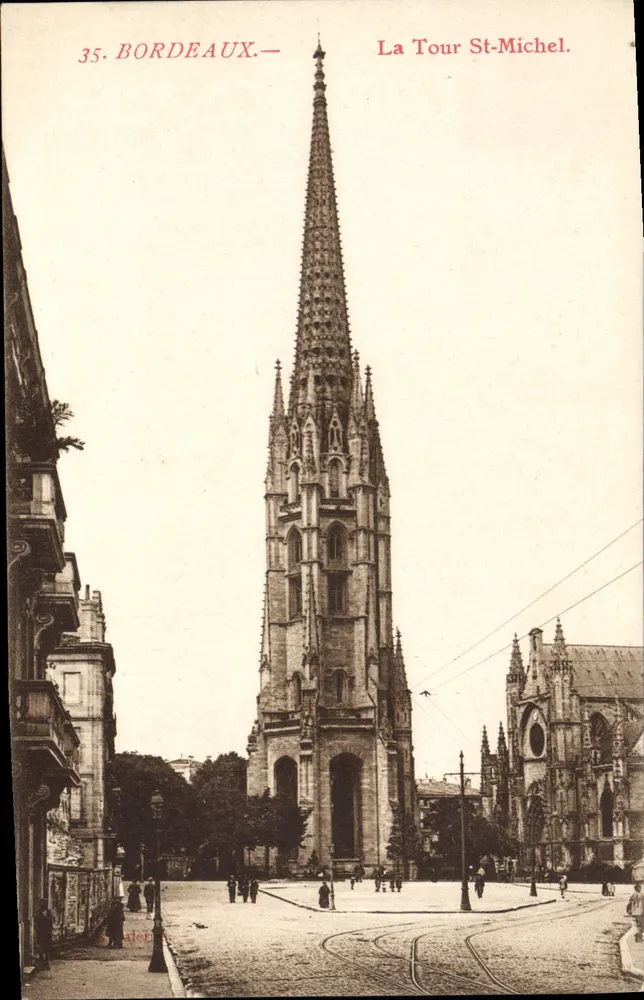 Bordeaux — A Torre de São Miguel — editor desconhecido, n° 35 - Frente