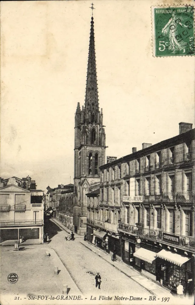 Ste-FOY-la-GRANDE — Die Pfeil Notre-Dame — BR-597, Verlag VAPR RÉGIONE - Vorderseite