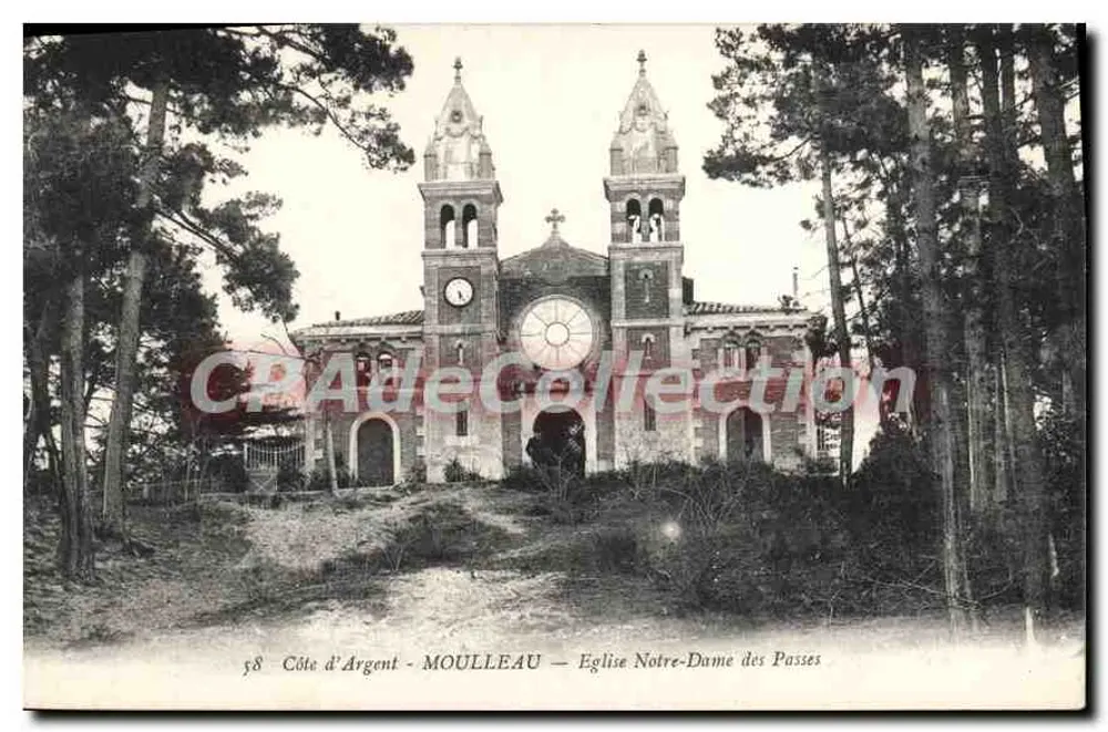 Moulléau — Kirche Notre-Dame des Passes — Léo Neveu, phot. - Vorderseite