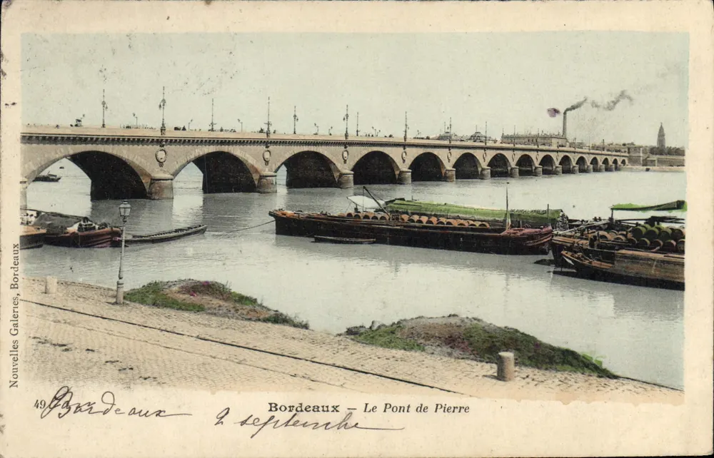 Bordeaux — Most Kamieniany — Nowe Galerie, Bordeaux, nr 49 - Awers