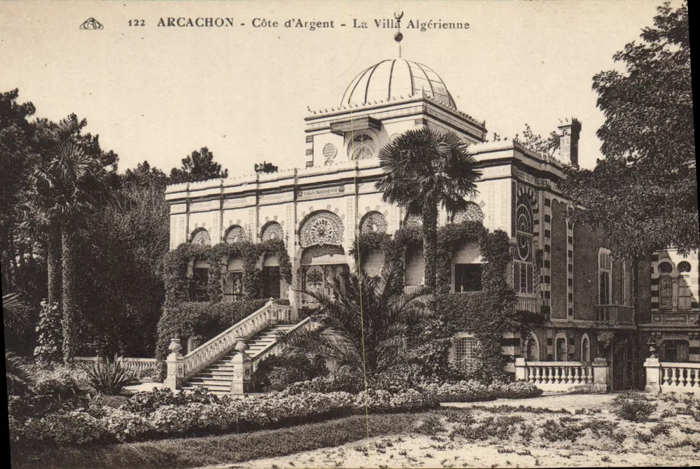 Arcachon - Côte d'Argent - La Villa Algérienne — uitgever CPAdécollection, n° 122 - Voorkant