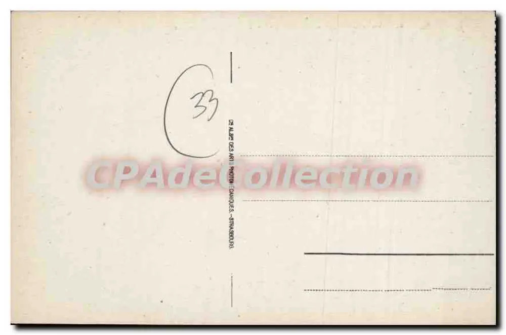 Arcachon - Côte d'Argent - La Villa Algérienne — uitgever CPAdécollection, n° 122 - Achterkant