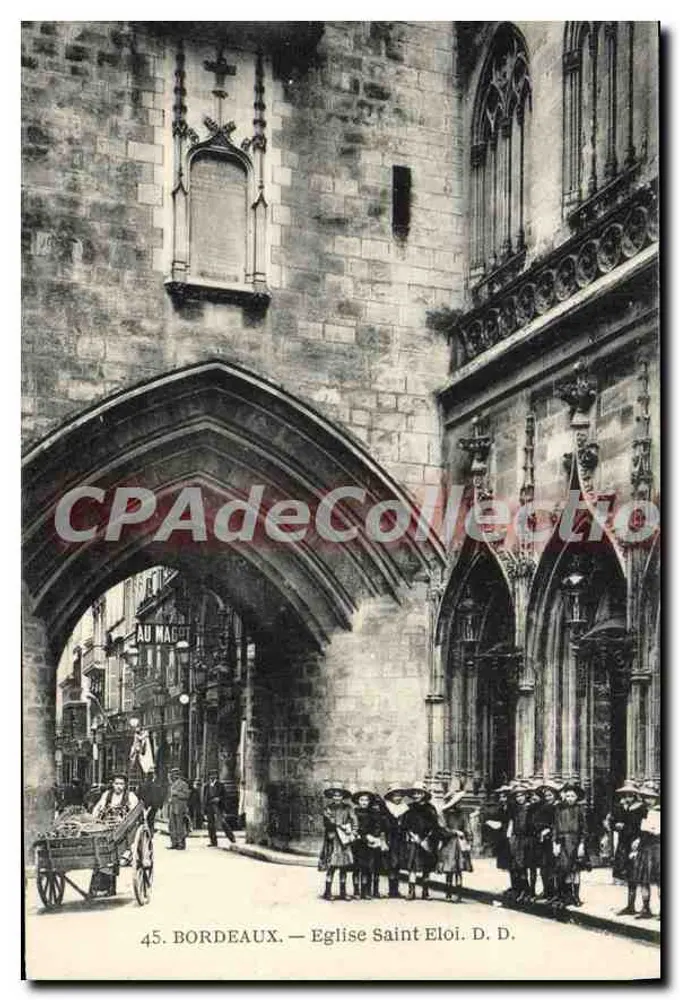 Bordeaux — Igreja de São Elói — D. D. - Frente
