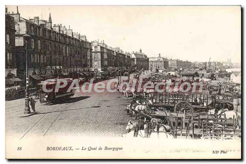 Bordeaux — O Quai de Bourgogne — ND Phot - Frente