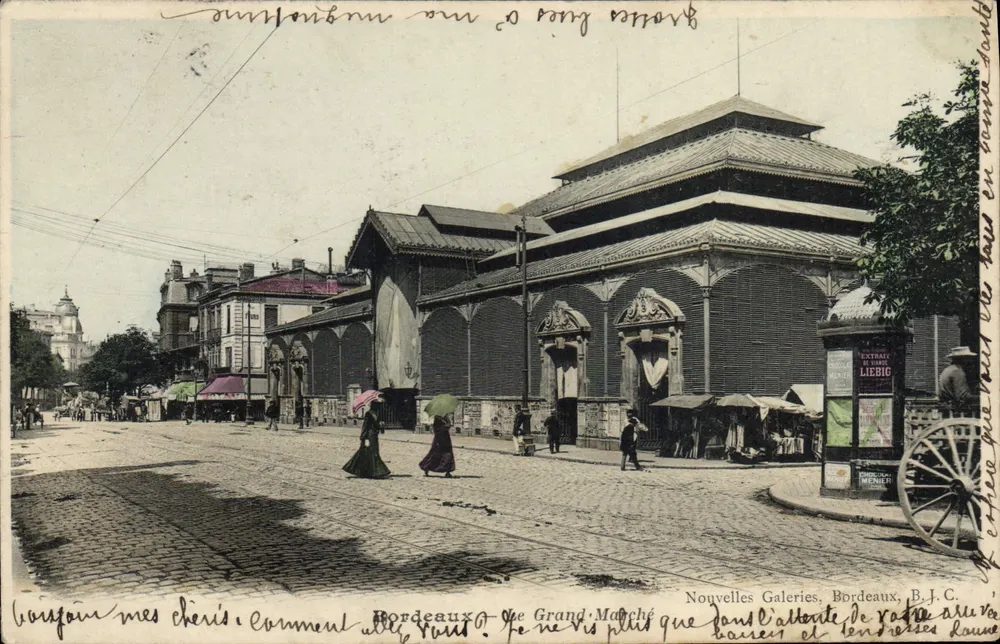 Bordeaux — O Grande Mercado — Novas Galerias, Bordeaux, B.J.C. - Frente