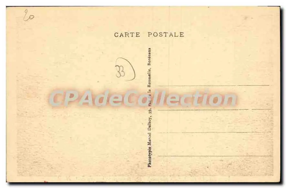 Lacanau Océan (Gironde) — Effekt von Wolken zur Badezeit — M. D. - Rückseite