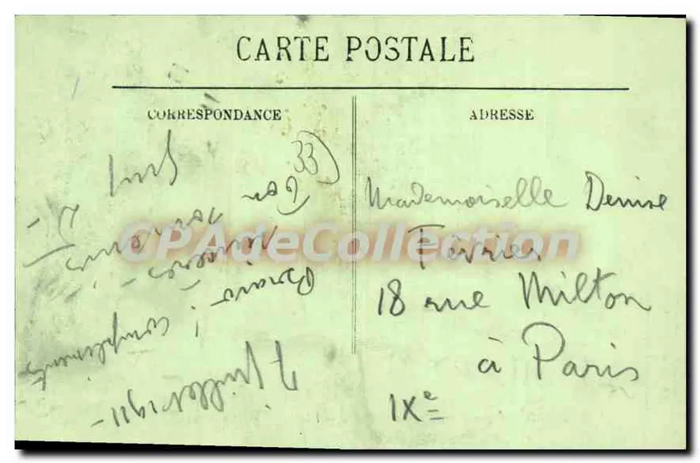 Bordeaux — Cours Victor-Hugo e o Lycée — LL. — n° 806 - Verso