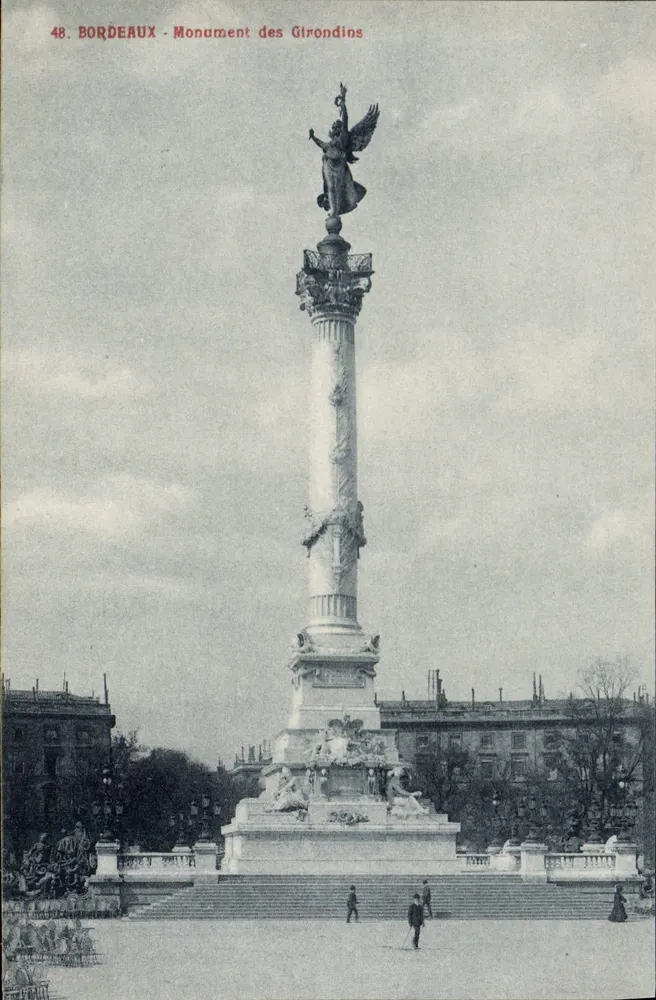 Bordeaux - Monument van de Girondinen — anoniem uitgever, n° 48 - Voorkant