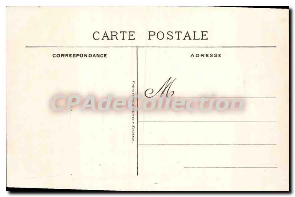 Bordeaux - L'Hotel de Ville — Editore Luciline, n°30 - Verso