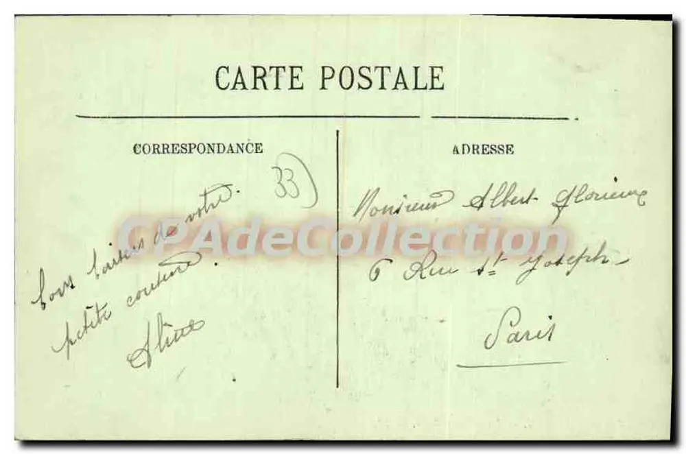 Arcachon — A Grande Jetée — LL. n°19 - Verso