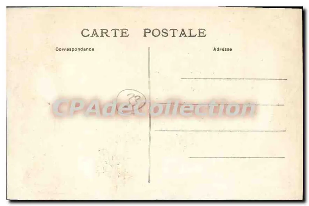 Grignols (Gironde) — O Castelo — Editores E. Dupin e J. Coste - Verso