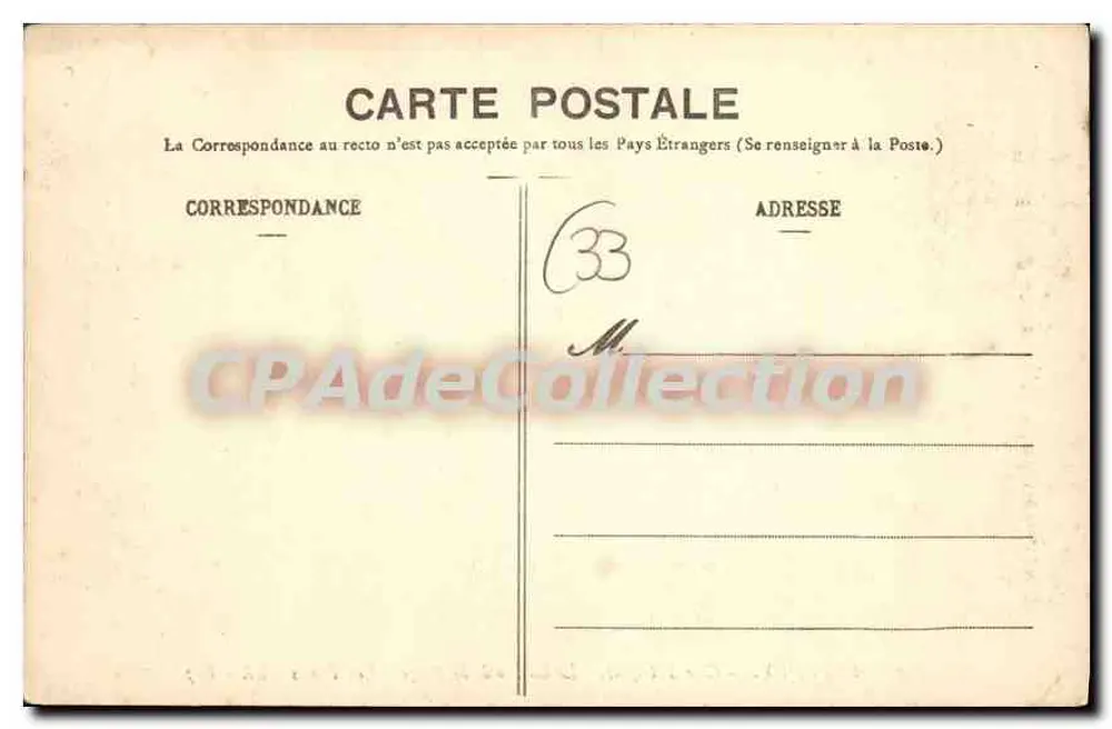 Arcachon - Côte d'Argent - Das Casino am Strand - Die Zelte - BR - 897 - Rückseite
