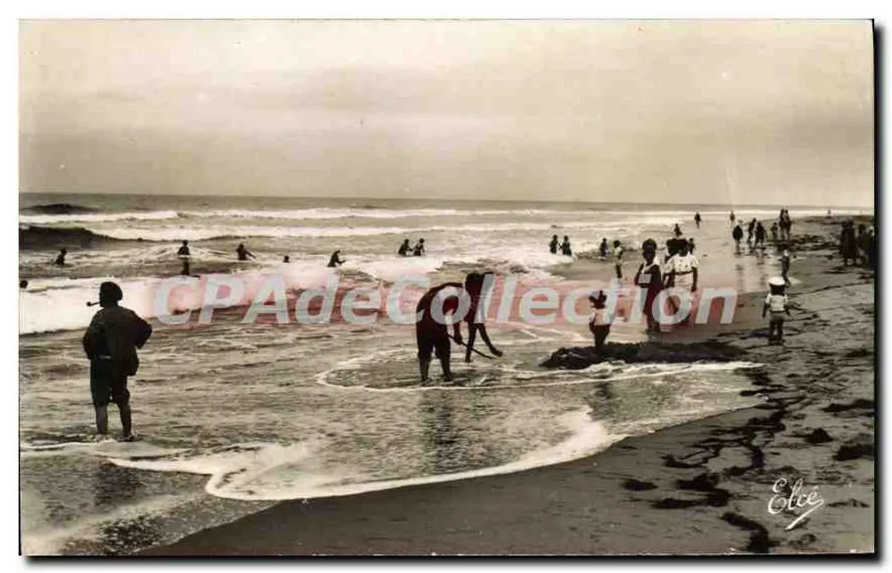 CAP-FERRET - Bassin d'Arcachon — Wellen des Ozeans und Schwimmen — Edition L. Chatugeau, 96, Cours Victor Hugo - Bordeaux - Vorderseite