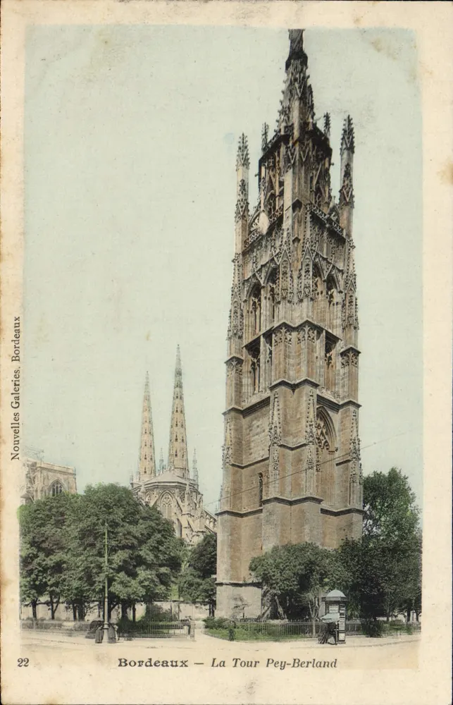 Bordeaux — A Torre Pey-Berland — Novas Galerias, Bordeaux, n°22 - Frente