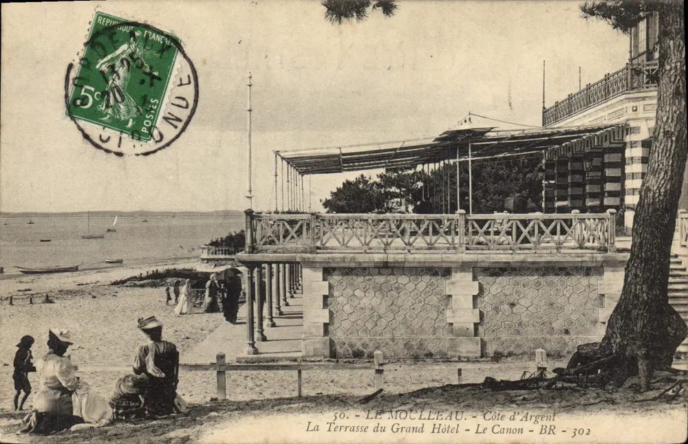 Le Moulleau - Côte d'Argent - Die Terrasse des Grand Hôtels - BR - 302 - Vorderseite