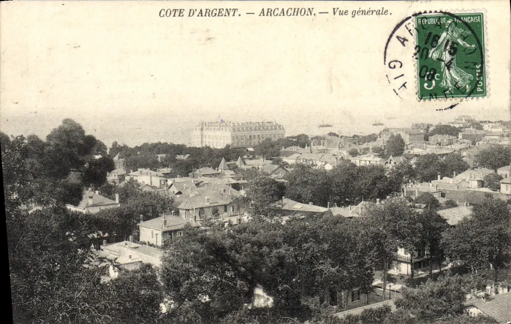 Côte d'Argent — Arcachon — Vista geral — Editor não identificado - Frente