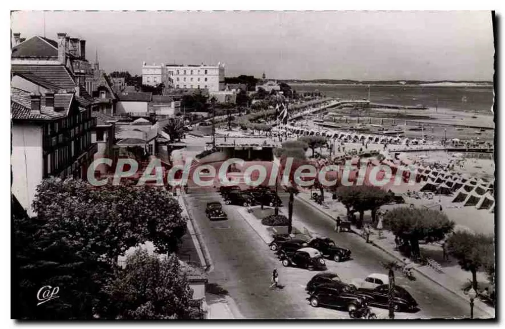 Arcachon - Costa de Prata — Avenida Promenade e Píer Thiers — Réal-Photo, 14, rue Letellier, Paris 15e - Frente