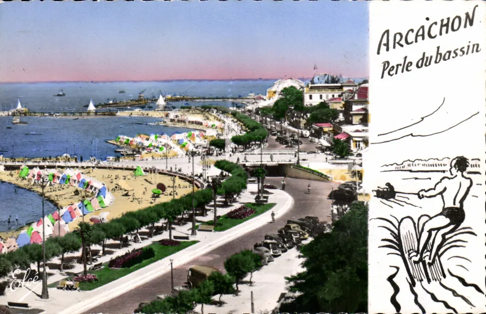 Arcachon — Perła basenu — Wydawca L. Chatagnéau, nr 7 - Awers