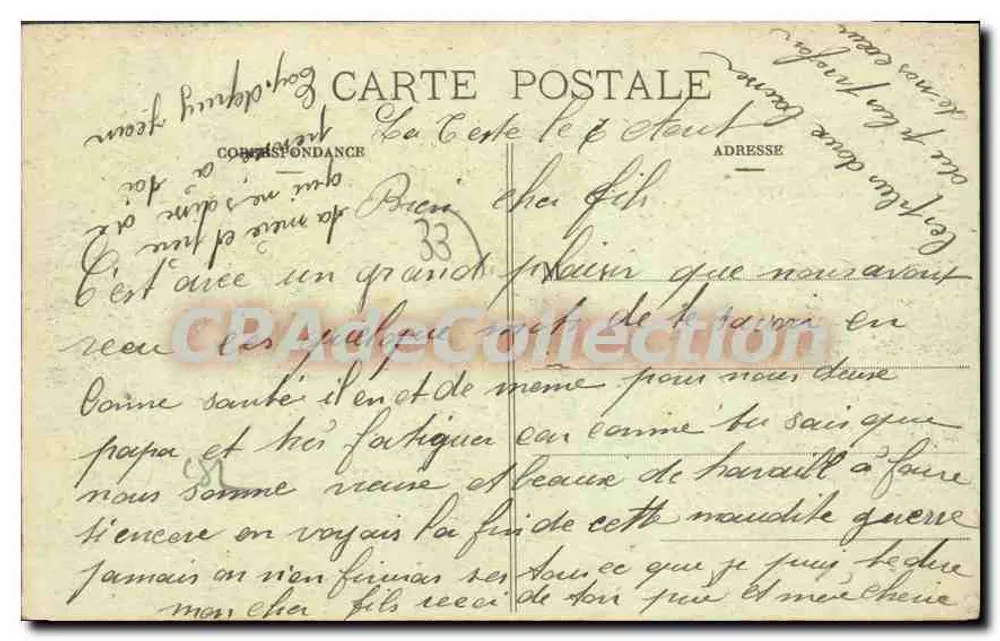 Arcachon (Gironde) — O Casino e a Praia — Marcel Delboy, fototipia, Bordeaux, n°442 - Verso