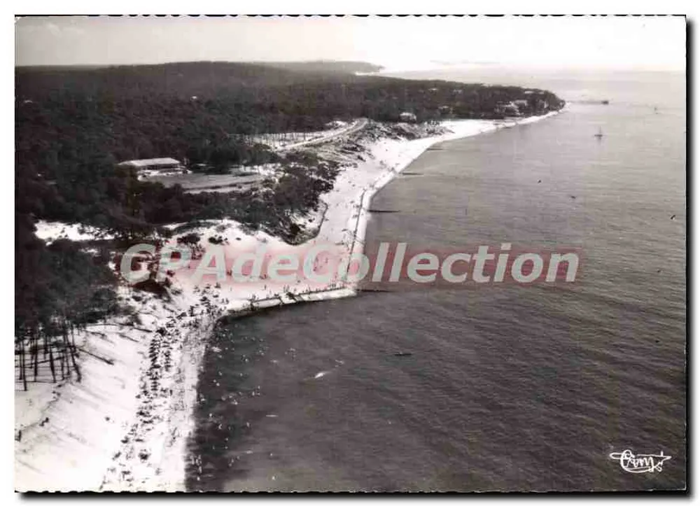 A Praia - Vista aérea — Le Moulleau (Gironde) — CPAdeCollection - Frente