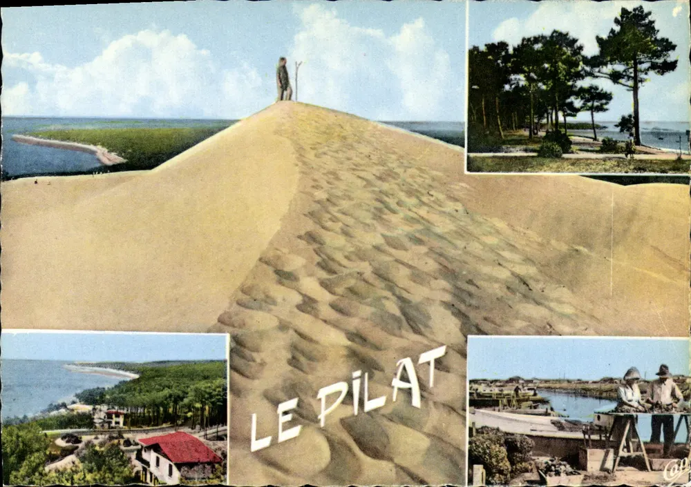 O Pilat — Dunas da Côte d'Argent — Cie des Arts Photomécaniques, Paris - Frente