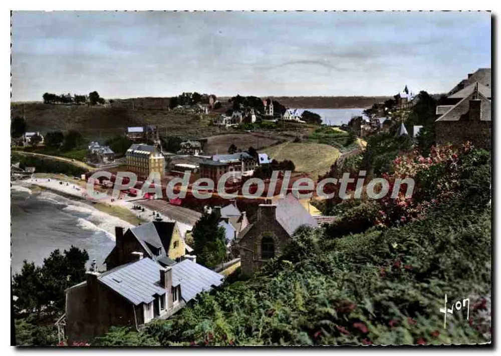 Tréstrignel — Allgemeine Ansicht der Strand- und Cale — Perros-Guirec (C.-du-N.) - Vorderseite