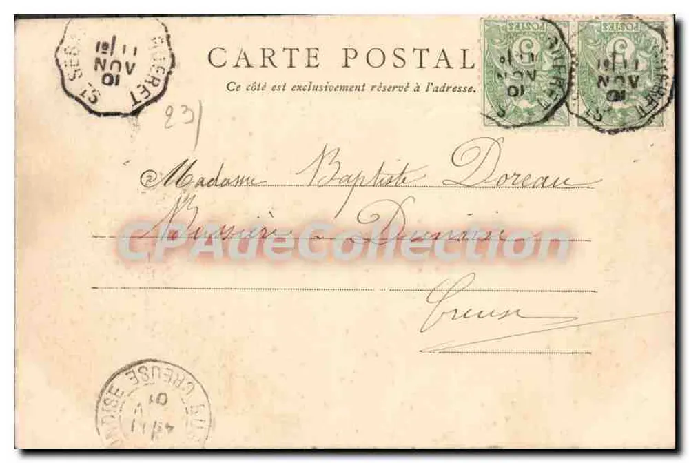 La Souterraine — Porte de Lavaud — G. Mabire, fot.édit. Argenton - Verso