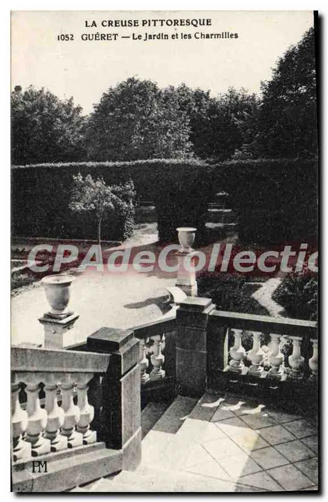 Guéret — O Jardim e as Charmilles — CPAdeCollection - Frente