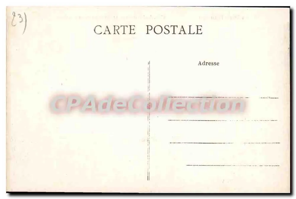 Aubusson — Bairro Rua de Clermont — CPAPHIL - Verso