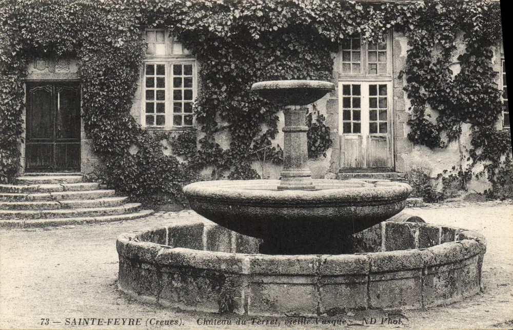 Castelo do Terrel, antiga vasca — Sainte-Feyre (Creuses) — ND Phob - Frente