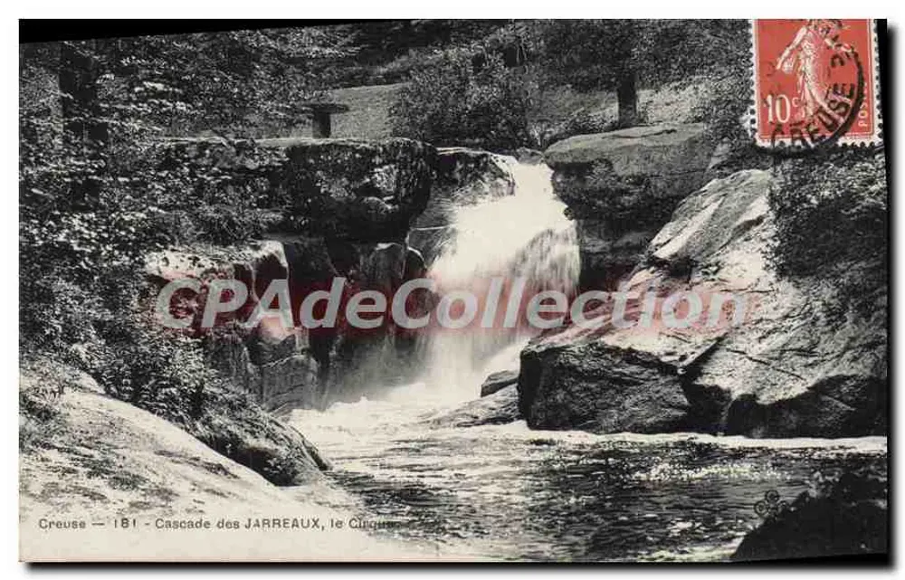 Creuse — 181 - Spadzista Jarreaux, Cinque — Stara pocztówka deCollection - Awers