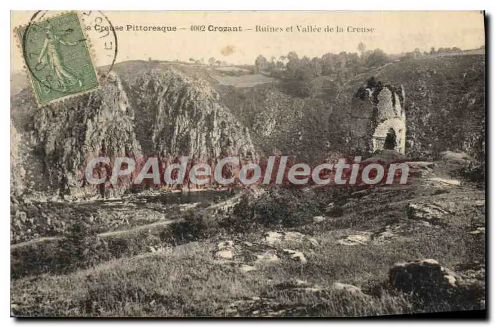 Ruínas e Vale da Creuse — Crozant — 4002 - Frente