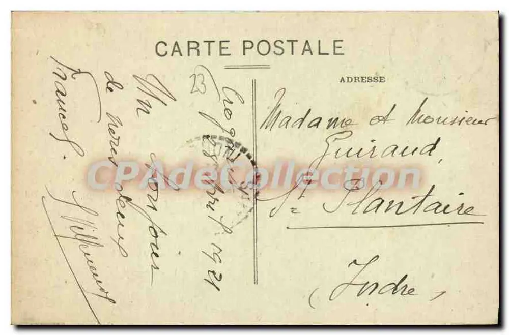 Ruínas e Vale da Creuse — Crozant — 4002 - Verso