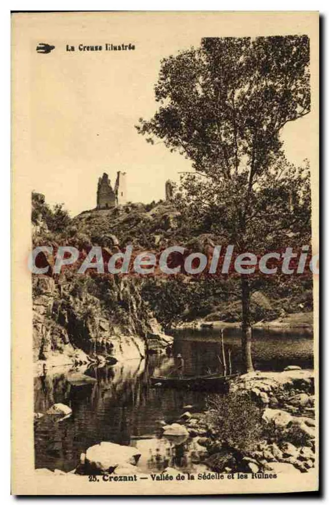 Crozant — Tal der Sédelle und Ruinen — La Creuse Illustrée, n°25 - Vorderseite