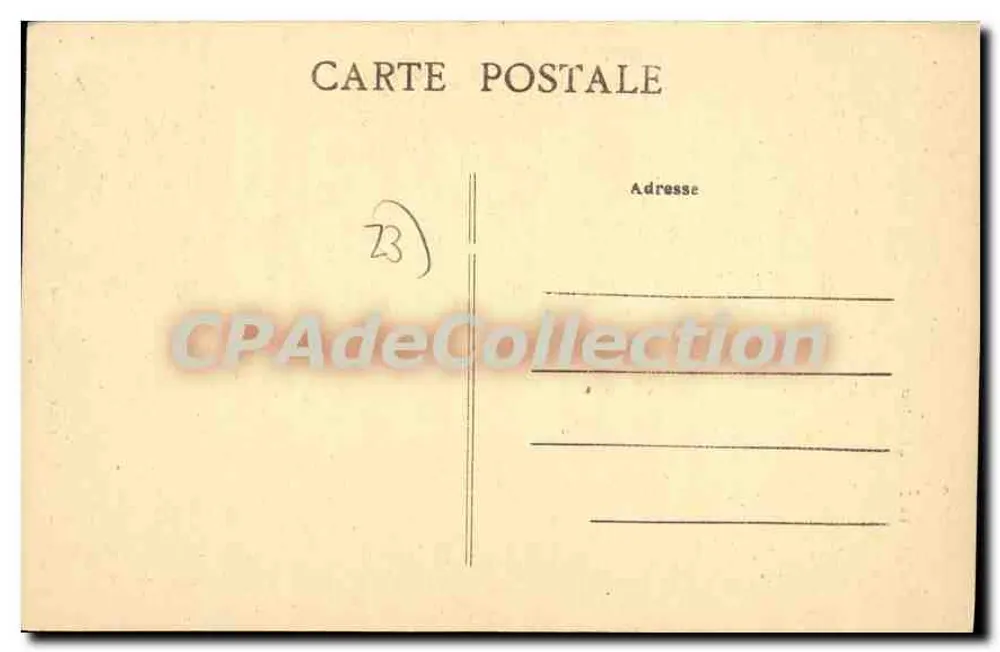 Crozant — Tal der Sédelle und Ruinen — La Creuse Illustrée, n°25 - Rückseite