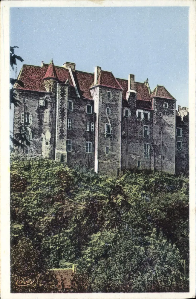 Feodale kasteel — Boussac (Creuse) — Uitgever Divo - Voorkant