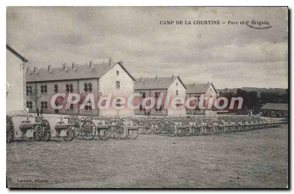 Campo di La Courtine — Parco e 2a Brigata — Lacroix, editore - Recto