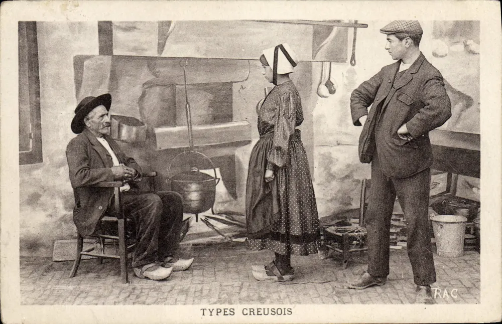 Tipos Creusois — cena de vida — RAC - Frente
