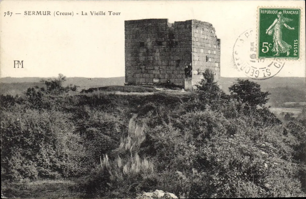 Sermur (Creuse) - A Velha Torre — PM, n°787 - Frente