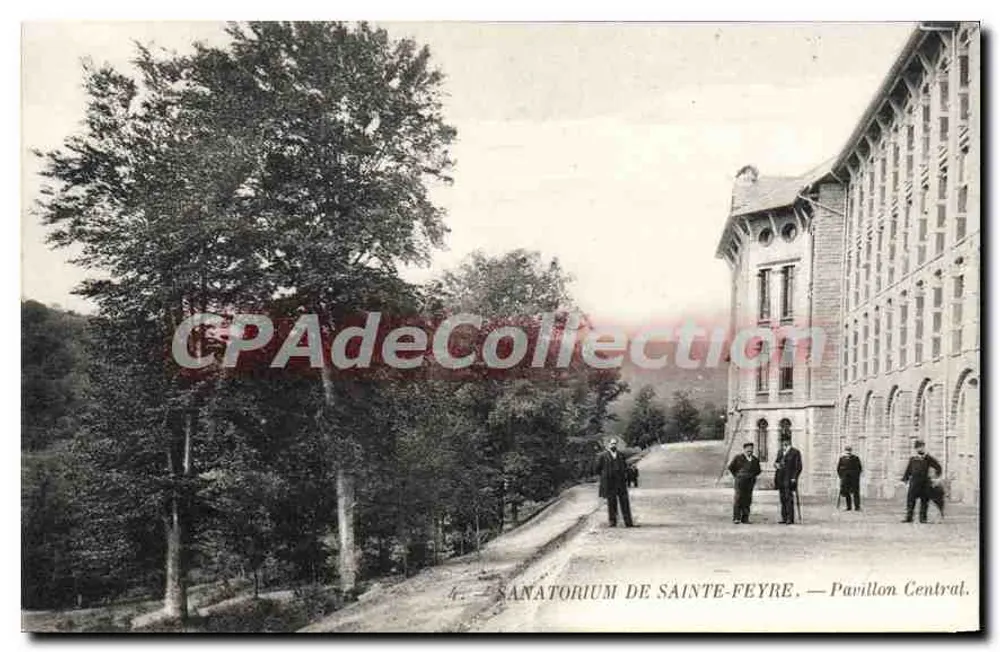 Sanatório de Sainte-Feyre — Pavilhão Central - Frente
