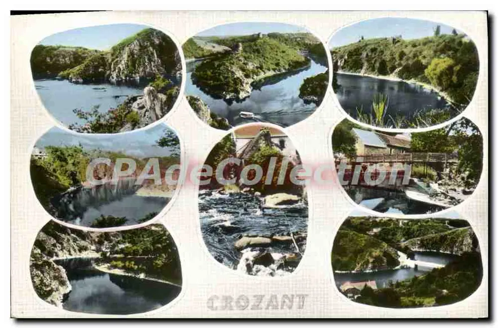 CROZANT — A Creuse pitoresca — M. ROUSSEL, fotógrafo - Frente