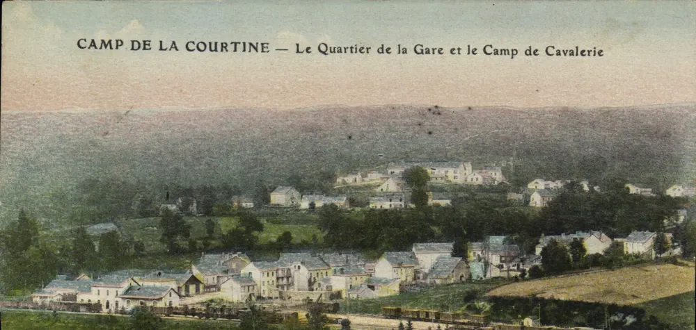 Camp de la Courtine — Der Bahnhofsviertel und das Kavallerie-Lager - Vorderseite