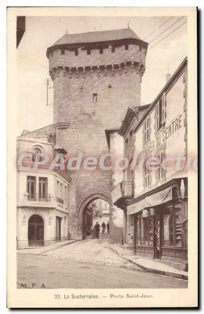 La Souterraine — Porte Saint-Jean — M.F.A. n°22 - Vorderseite