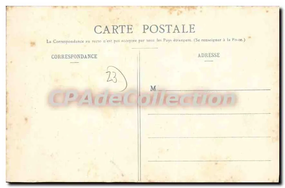 Zwei Frauen im Bauernkleid — Im Département Creuse — A. de Nussac, Verlag, Guéret - Rückseite
