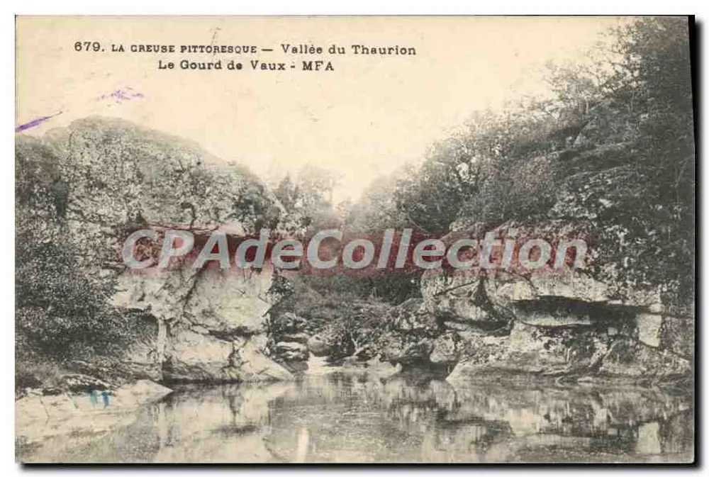 Die pittoreske Creuse — Tal des Thaurion — Le Gourd de Vaux — MFA - Vorderseite