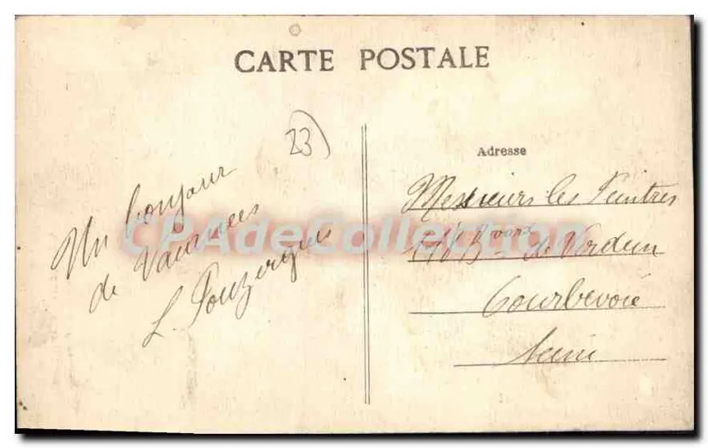 La Souterraine (Creuse) — O Sintral — editor '8.' - Verso