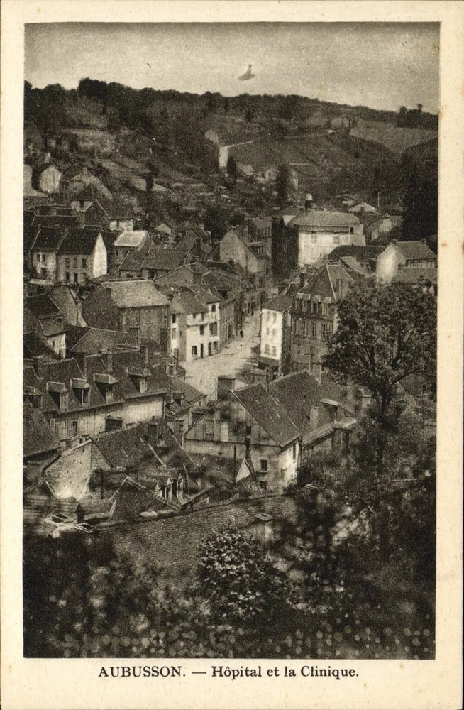 Aubusson. — Krankenhaus und Klinik. - Vorderseite
