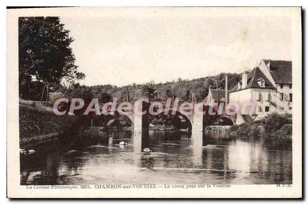 Chambon-sur-Voueize — Der alte Brücke über die Voueize — M.P.A. 5031 - Vorderseite