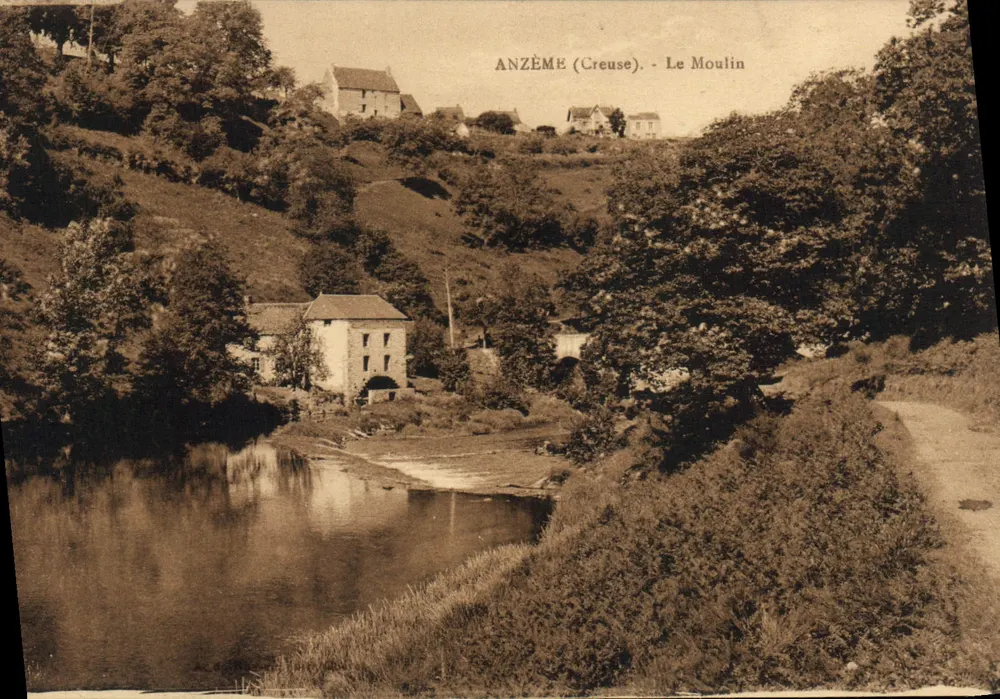 Anzême (Creuse) - A Moinha - Frente