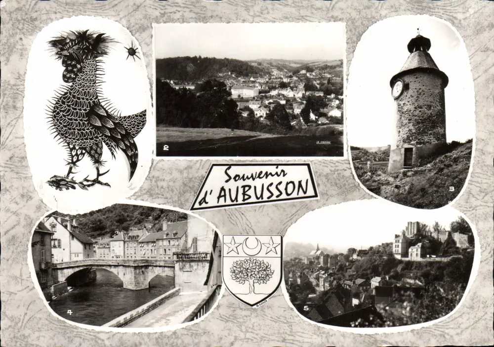 Aubusson — Herinnering aan Aubusson — Uitgaven van het Hôtel de Ville (Aubusson) - Voorkant